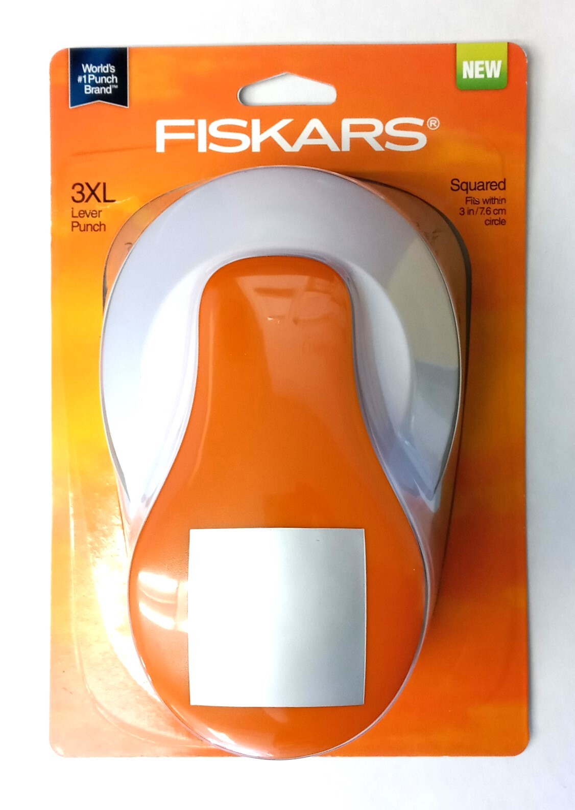 Fiskars 101480-1001 Paper Craft Lever Punch 3XL Large “Square”