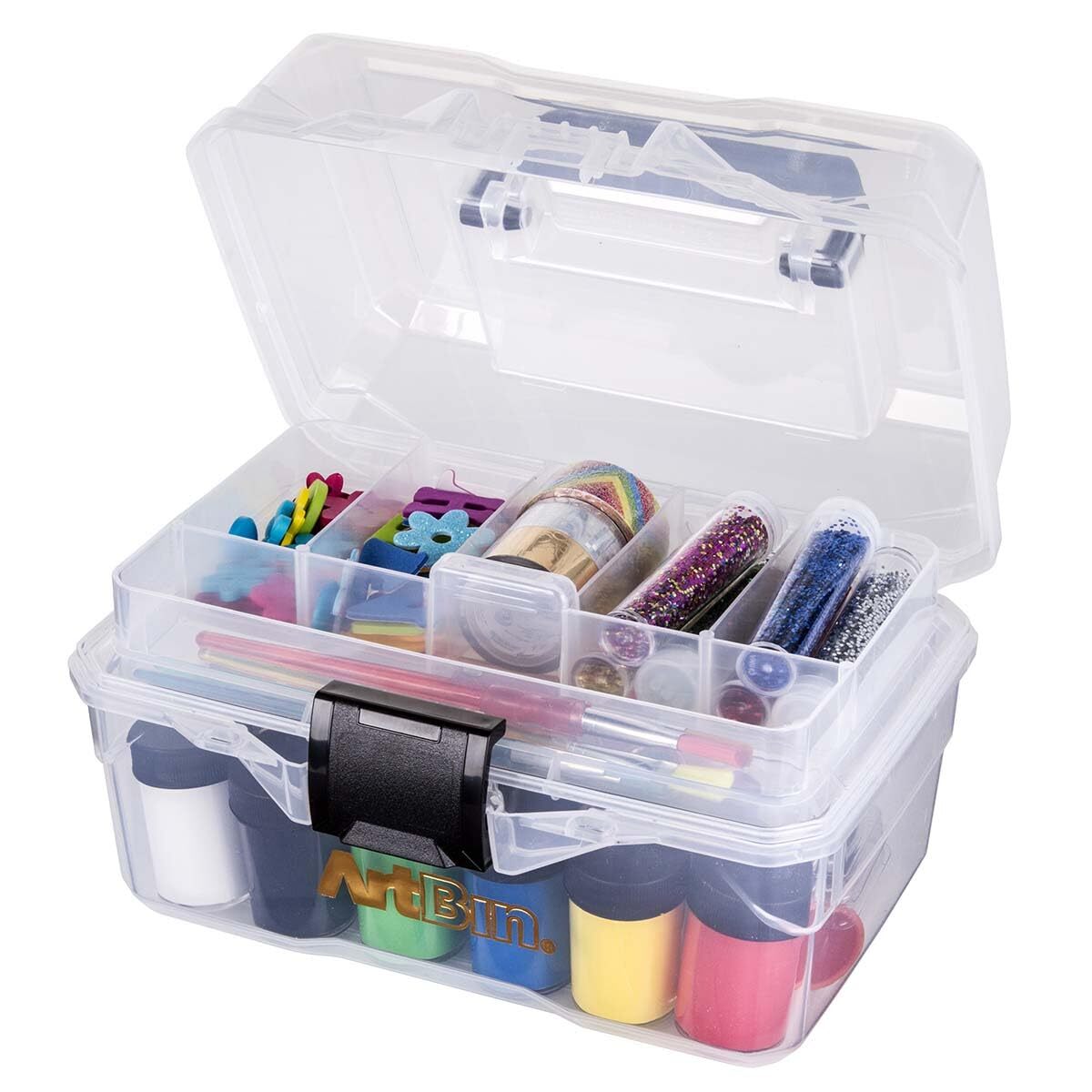 ArtBin Small Project Box Clear Storage for Art and Craft Supplies