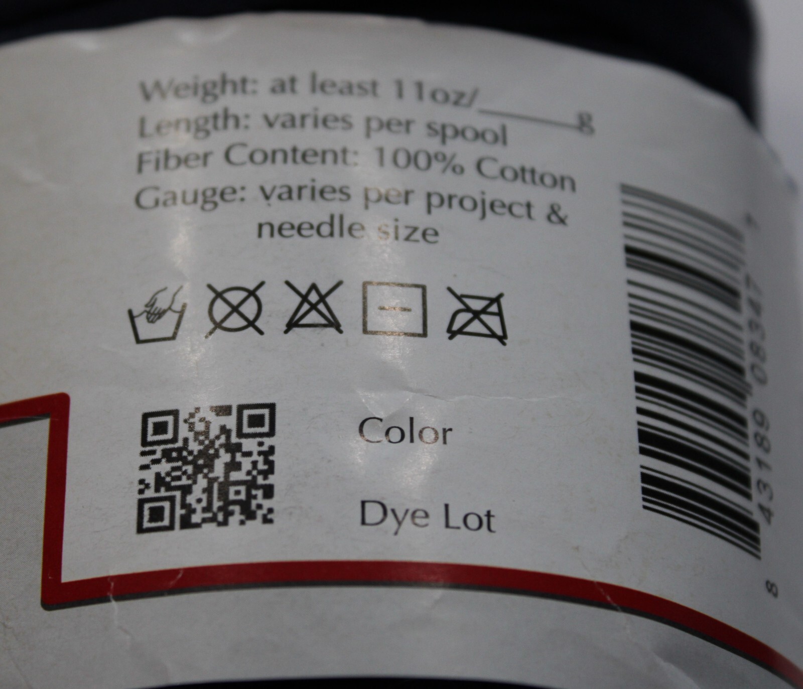 Euro Yarns Tee Rag Col Dark Blue 100% Cotton 11oz, Length varies per roll