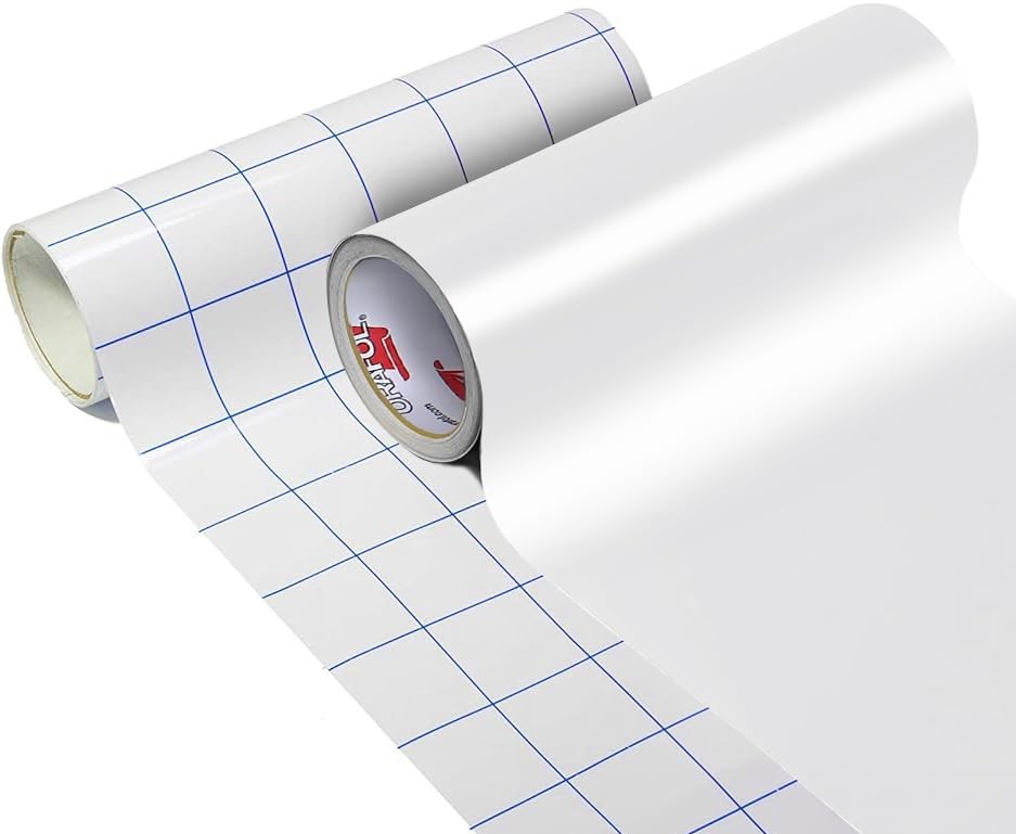 651 Permanent Matte Adhesive Vinyl White 12 Inch x 6 Ft Transfer Paper Craft