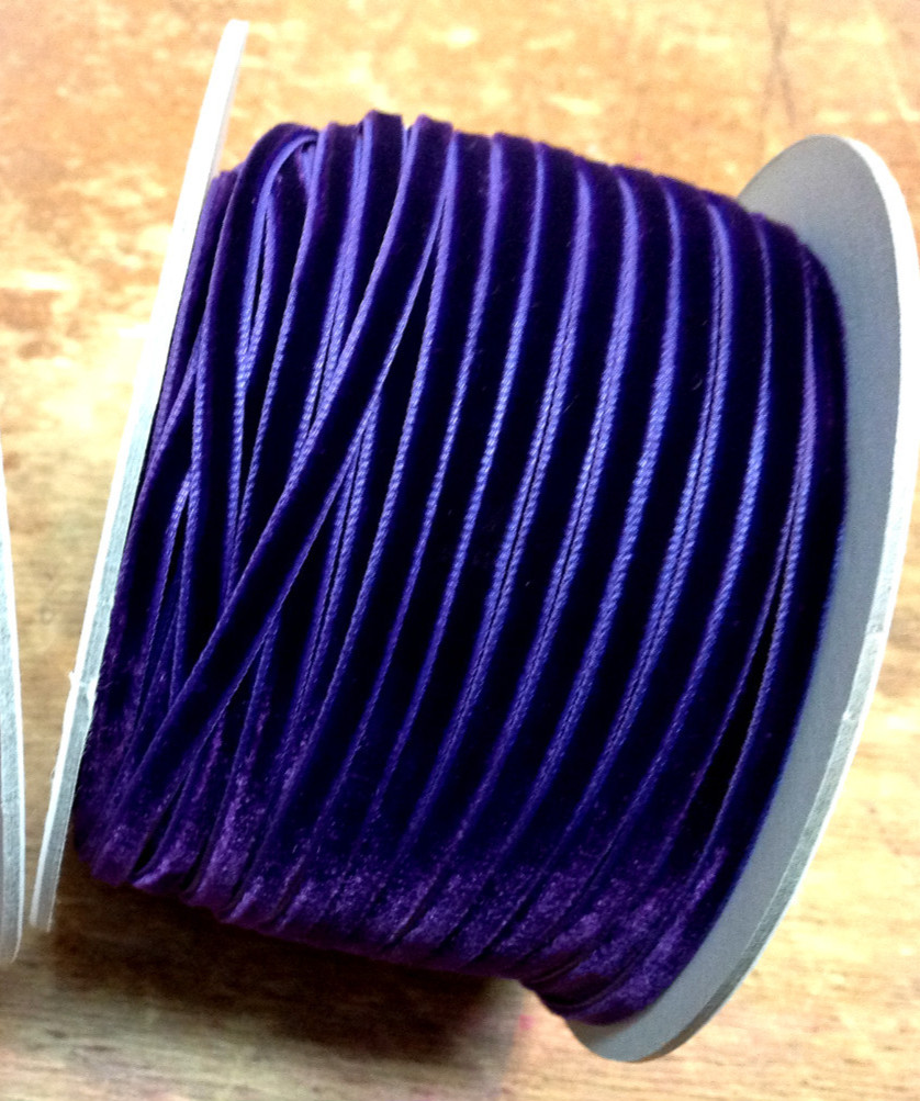 velvet rayon ribbon 1/8″ 4mm trim 1yd assorted colors