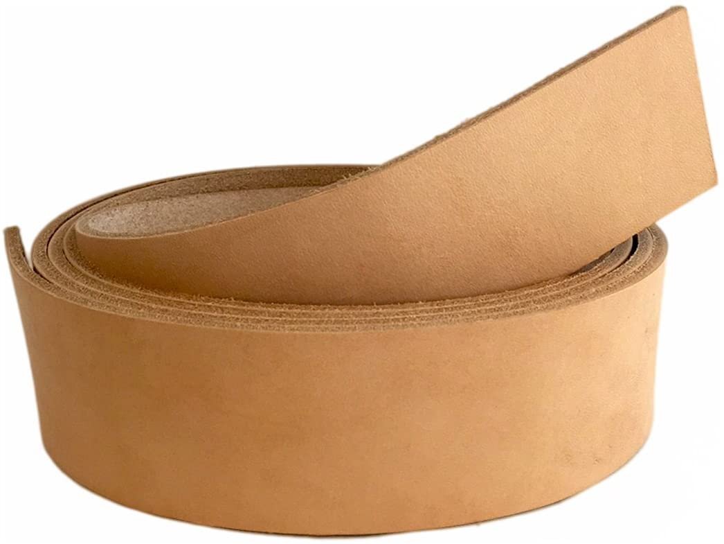 ELW 9-10 oz. (3.2-4mm) 84″ Lengths Vegetable Tanned Cowhide Leather Strips