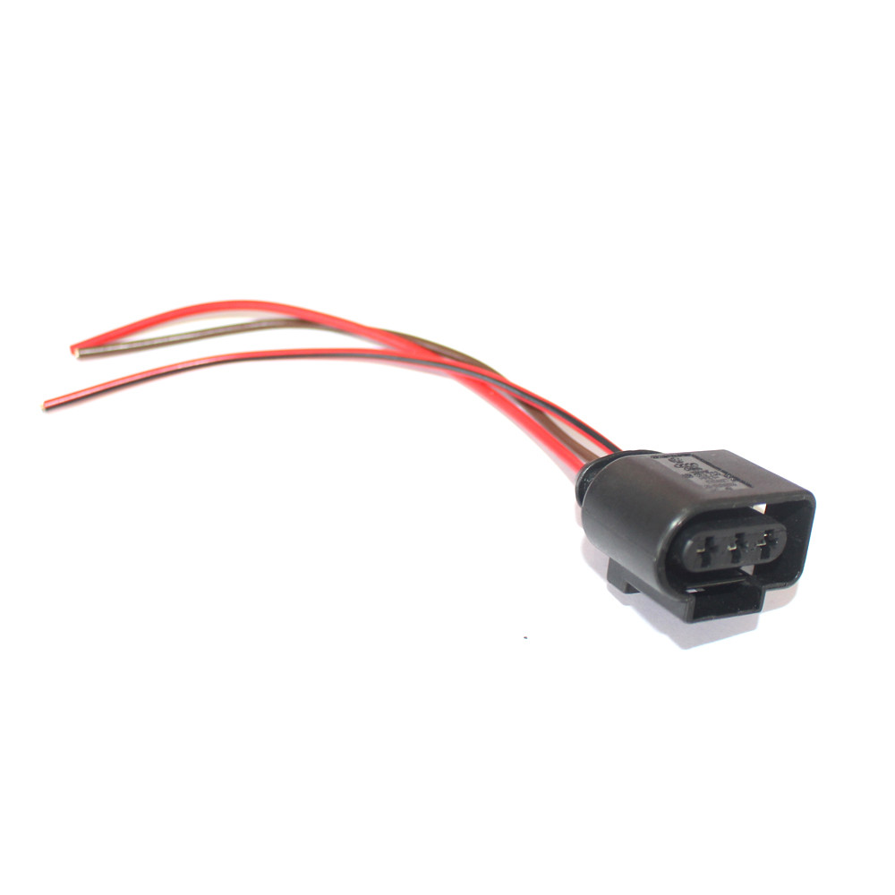 3-Pin Pigtail Plug Wiring Connector Direct Fit For VW Audi 1J0973723