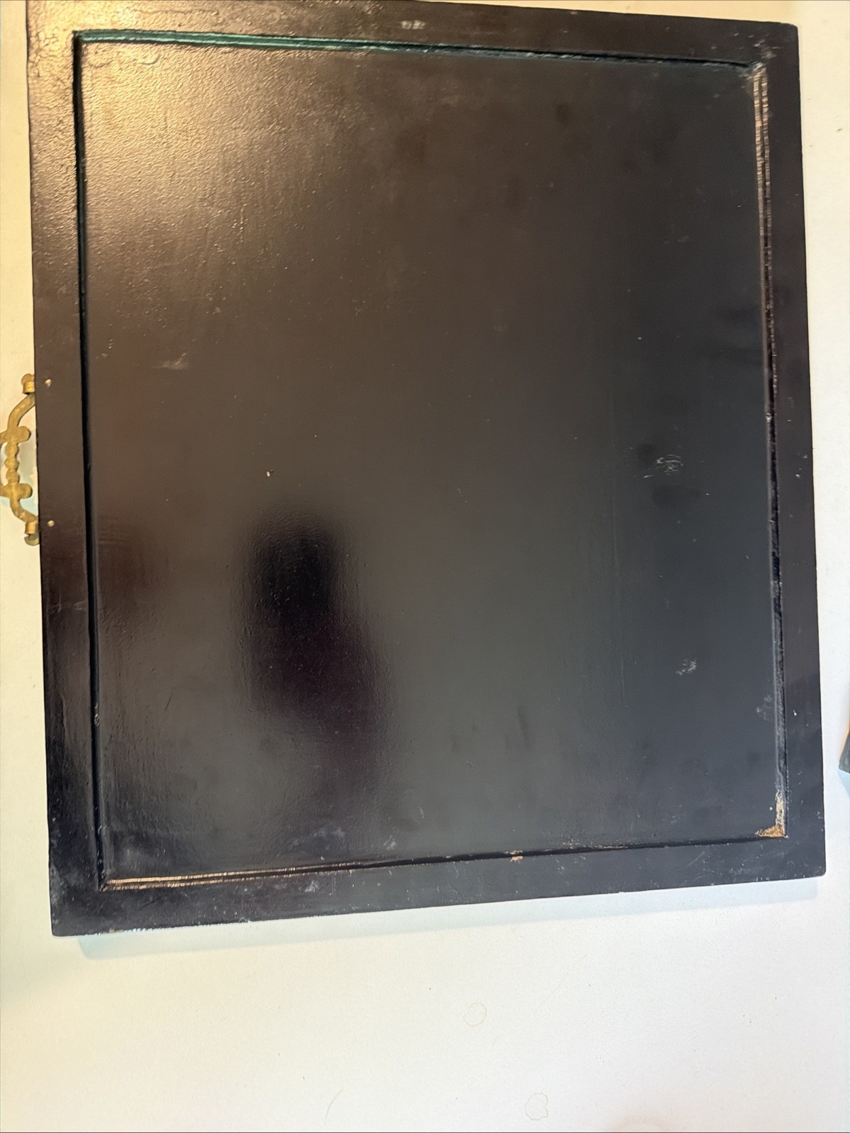 Asian Oriental Lacquer Mother of Pearl Wall Art Panel