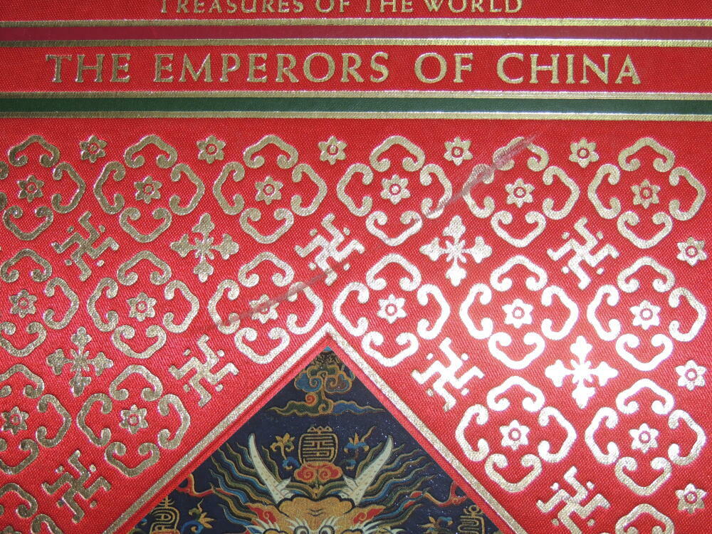 Vintage 1981 Treasures of The World Emperors of China Chinese Art Reference Book