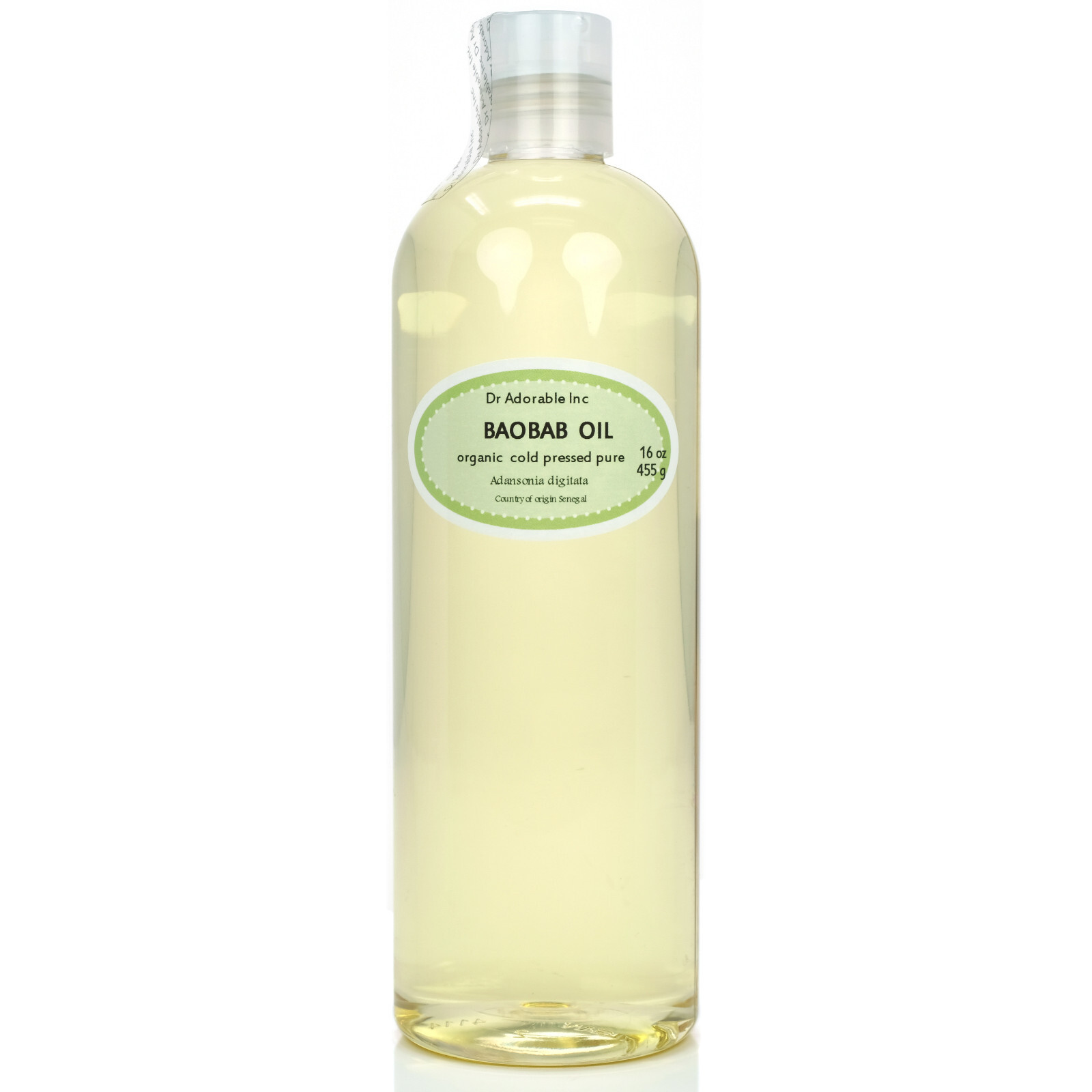 16 oz BAOBAB CARRIER OIL BY DR.ADORABLE 100% PURE ORGANIC COLD PRESSED FREE SHIP