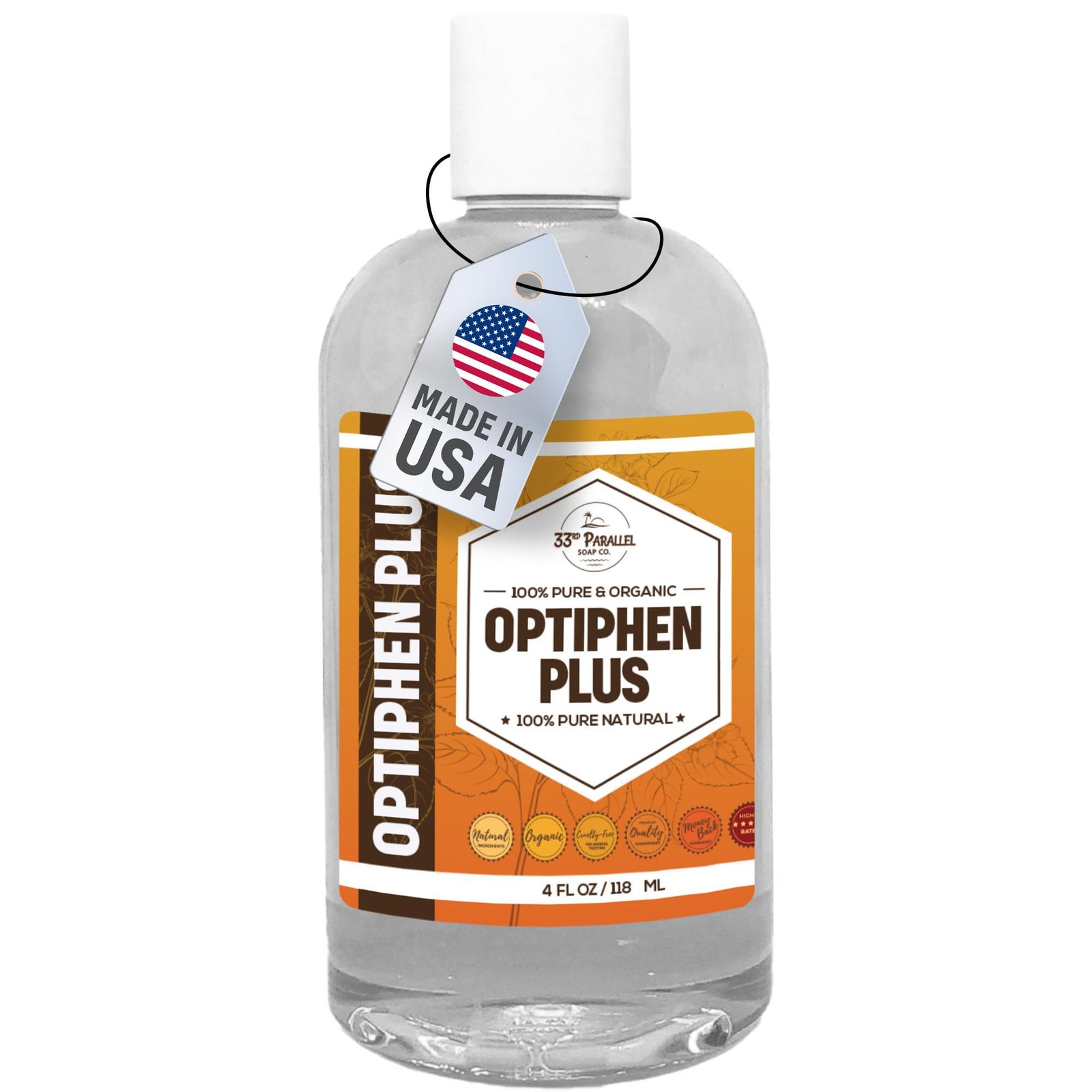 OPTIPHEN Plus Natural Preservative (4 oz) Paraben-Free; Formaldehyde-Free; Wa…