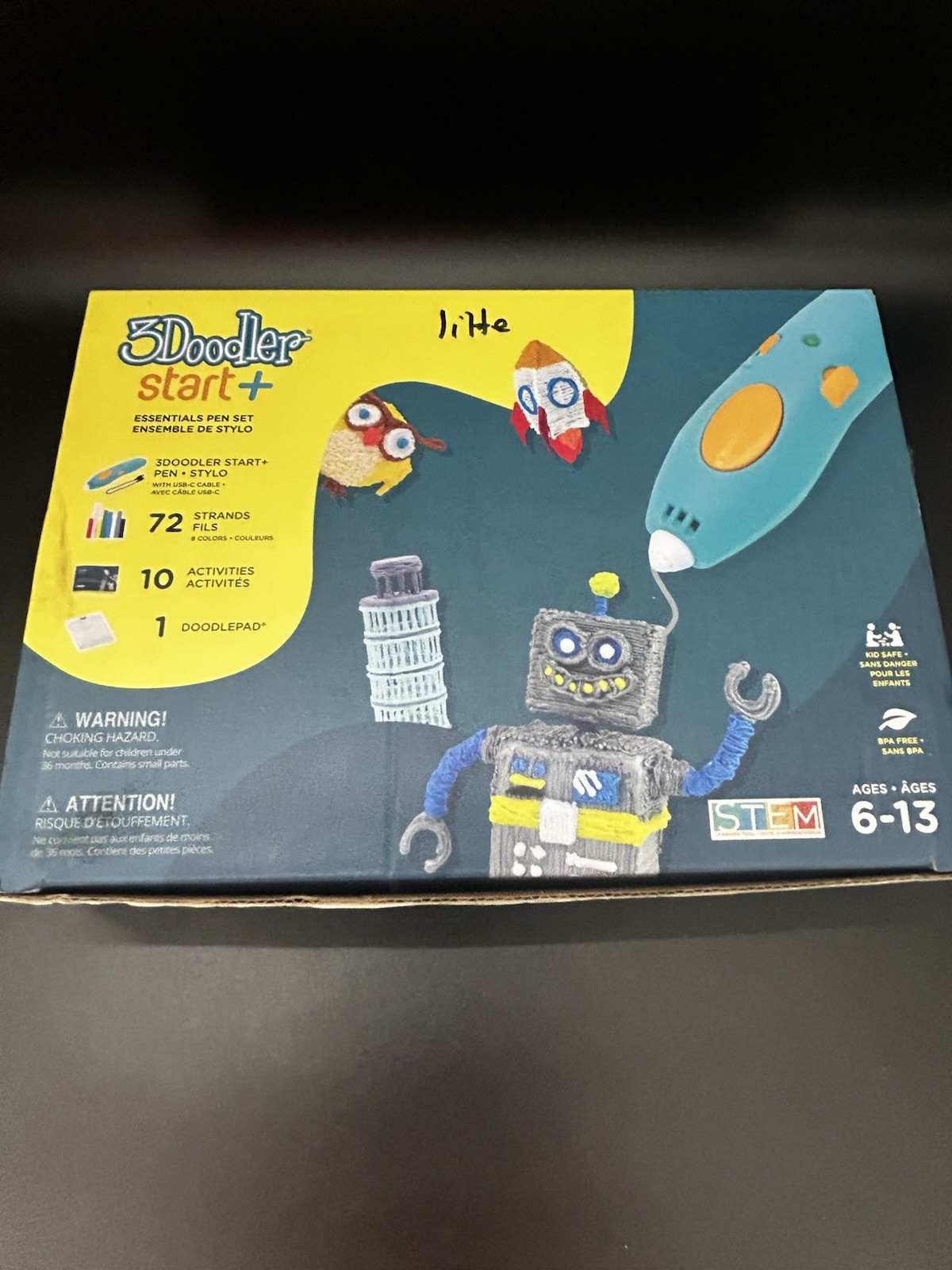 3Doodler Start+ Essentials Pen Set Kids Craft Kit Ages 6-13 STEM