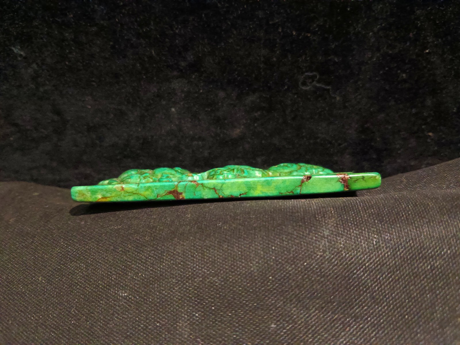 Good Quality Chinese Old Turquoise Hand Carved *KwanYin* Pendant