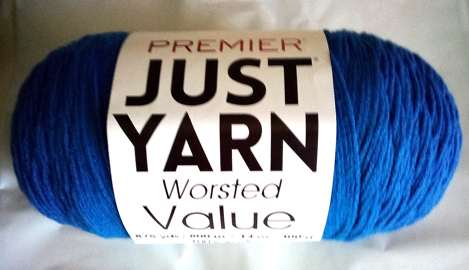 Premier JUST YARN Worsted VALUE Yarn in ROYAL BLUE, 875 yds/800m, 14oz/400g
